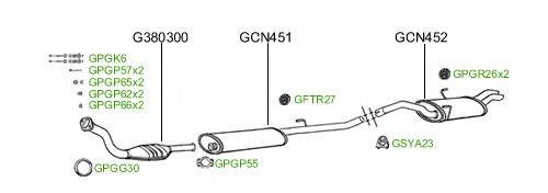 Система выпуска ОГ GT Exhaust 196