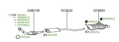 Система выпуска ОГ GT Exhaust 283