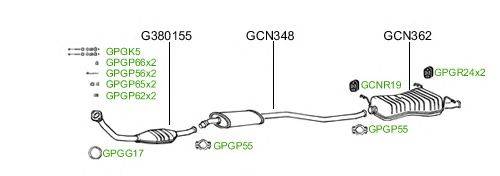 Система выпуска ОГ GT Exhaust 292