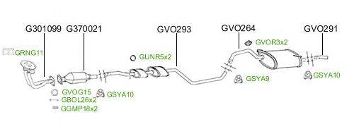 Система выпуска ОГ GT Exhaust 2948