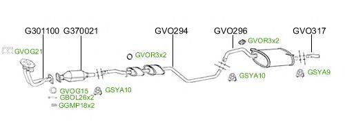 Система выпуска ОГ GT Exhaust 2949