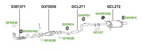 Система выпуска ОГ GT Exhaust 2977