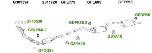 Система выпуска ОГ GT Exhaust 4650