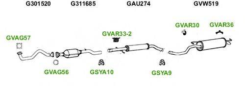 Система выпуска ОГ GT Exhaust 4685
