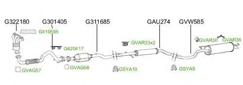 Система выпуска ОГ GT Exhaust 4828
