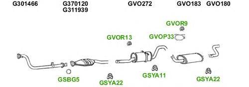 Система выпуска ОГ GT Exhaust 5726