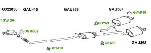 Система выпуска ОГ GT Exhaust 6028