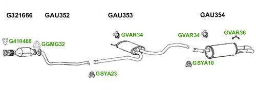 Система выпуска ОГ GT Exhaust 6063