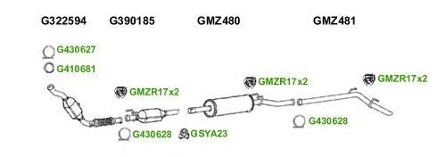 Система выпуска ОГ GT Exhaust 6610