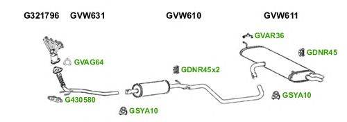 Система выпуска ОГ GT Exhaust 7273