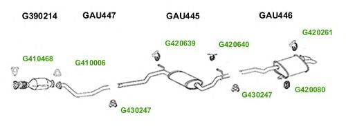 Система выпуска ОГ GT Exhaust 7631