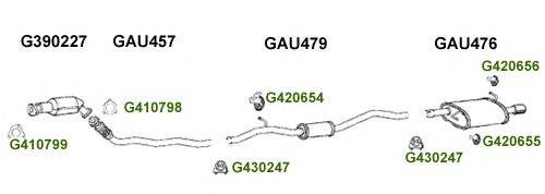 Система выпуска ОГ GT Exhaust 7652