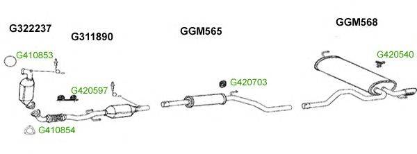 Система выпуска ОГ GT Exhaust 7919