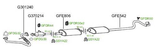 Система выпуска ОГ GT Exhaust 878