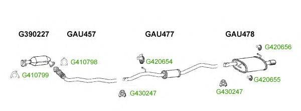 Система выпуска ОГ GT Exhaust 8872
