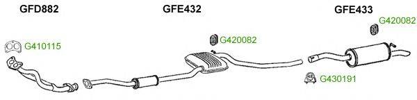 Система выпуска ОГ GT Exhaust 9238