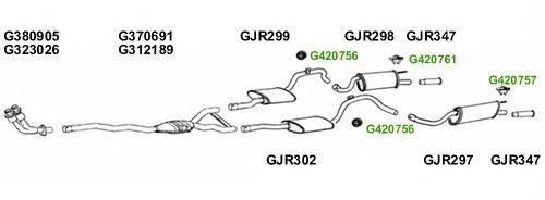 Система выпуска ОГ GT Exhaust 9472