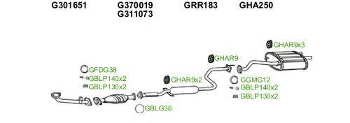 Система выпуска ОГ GT Exhaust 955