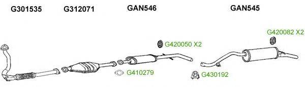 Система выпуска ОГ GT Exhaust 9909