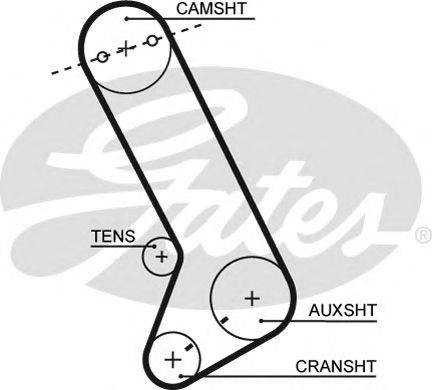 Ремень ГРМ GATES T071
