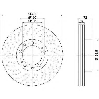 Тормозной диск TEXTAR 92182210