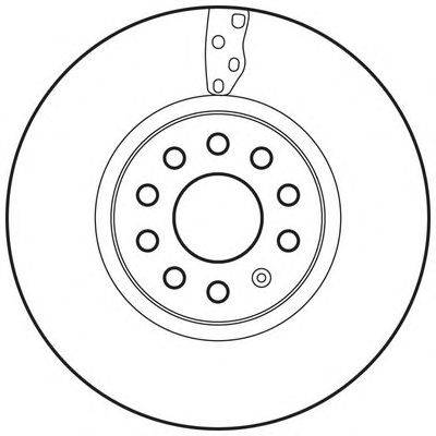 Тормозной диск BENDIX 562688BC