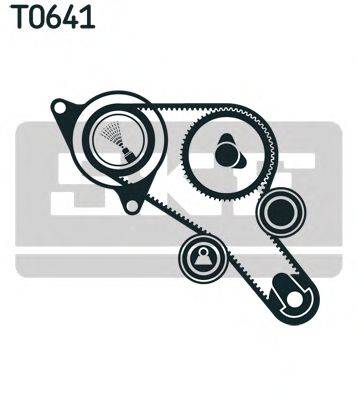 Комплект ремня ГРМ SKF VKMA 07405