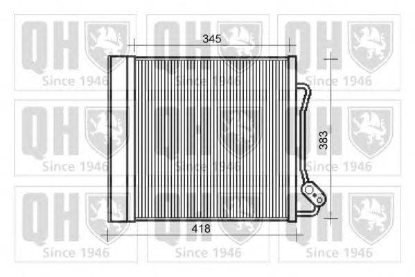 Конденсатор, кондиционер QUINTON HAZELL QCN598