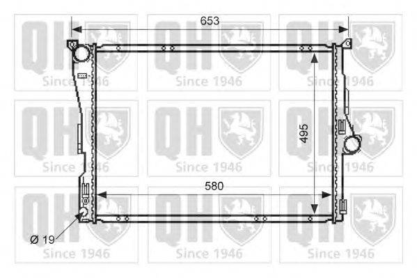 Радиатор, охлаждение двигателя QUINTON HAZELL QER1499