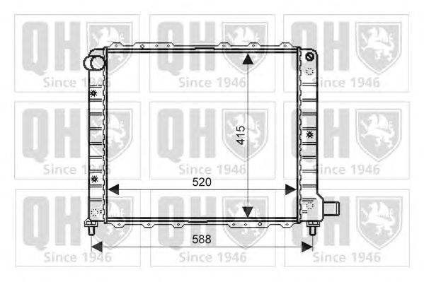 Радиатор, охлаждение двигателя QUINTON HAZELL QER2165