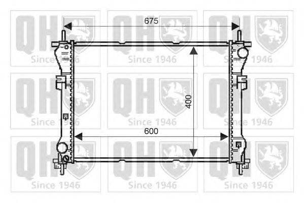 Радиатор, охлаждение двигателя QUINTON HAZELL QER2181