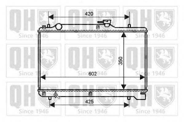 Радиатор, охлаждение двигателя QUINTON HAZELL QER2312