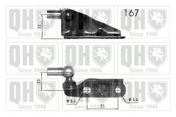 Газовая пружина, крышка багажник QUINTON HAZELL QTS840284