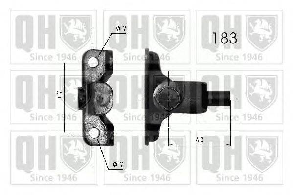 Газовая пружина, крышка багажник QUINTON HAZELL 140199