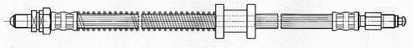 Тормозной шланг FERODO FHY2550