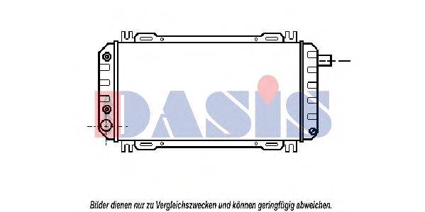 Радиатор, охлаждение двигателя AKS DASIS FD2114
