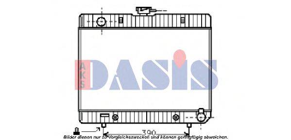 Радиатор, охлаждение двигателя AKS DASIS 122640N