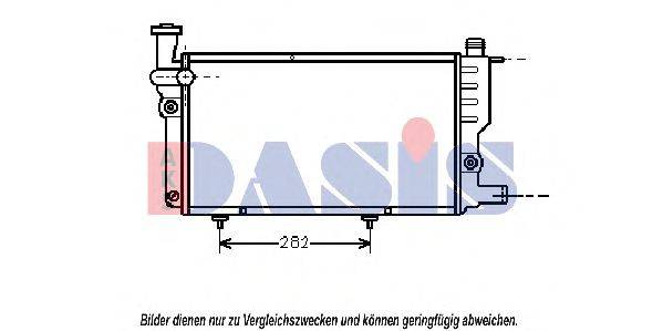 Радиатор, охлаждение двигателя AKS DASIS 26105