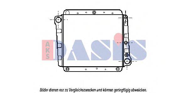 Радиатор, охлаждение двигателя AKS DASIS 19345