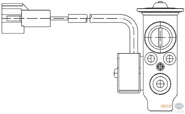Расширительный клапан, кондиционер BEHR A1577