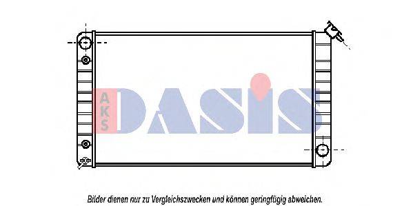 Радиатор, охлаждение двигателя AKS DASIS 520019N