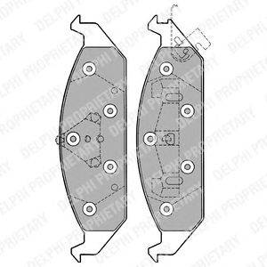 Комплект тормозных колодок, дисковый тормоз GALFER 21269