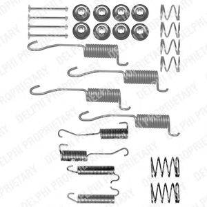 Комплектующие, тормозная колодка DELPHI LY1260