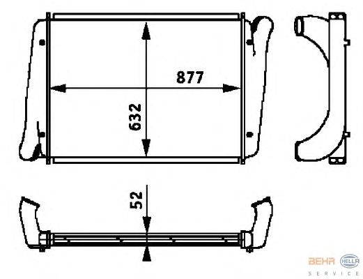 Интеркулер BEHR 40651