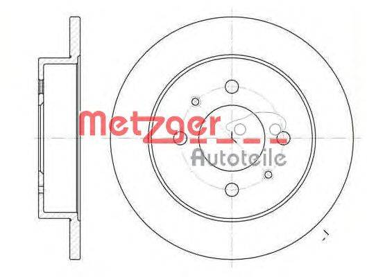 Тормозной диск METZGER 676500