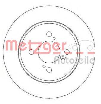Тормозной диск METZGER 23-1256C