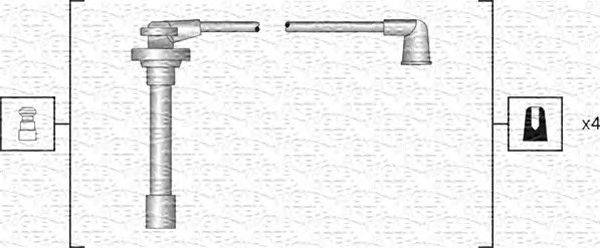 Комплект проводов зажигания MAGNETI MARELLI 941318111172