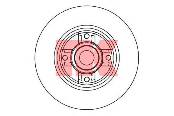 Тормозной диск NK 203964