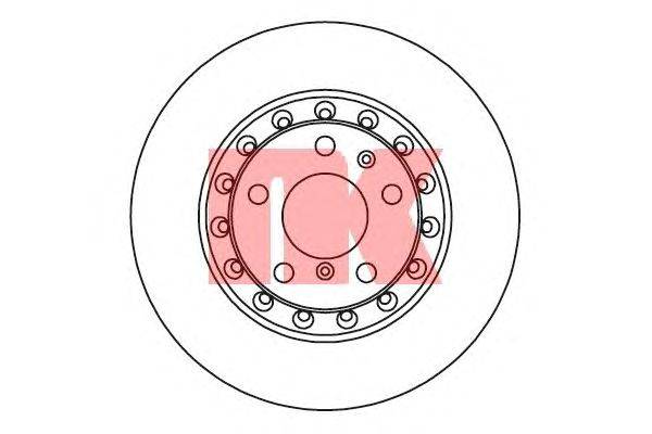 Тормозной диск NK 2047126