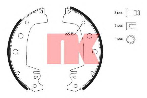 Комплект тормозных колодок NK 2739320